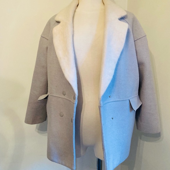 DF Drex Fable baby blue button-up coat - Picture 3 of 10